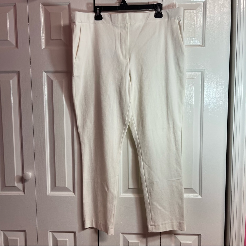 Preston & York NT Carolina Skinny White Nautical Harbor Size‎ 18 NWT N10